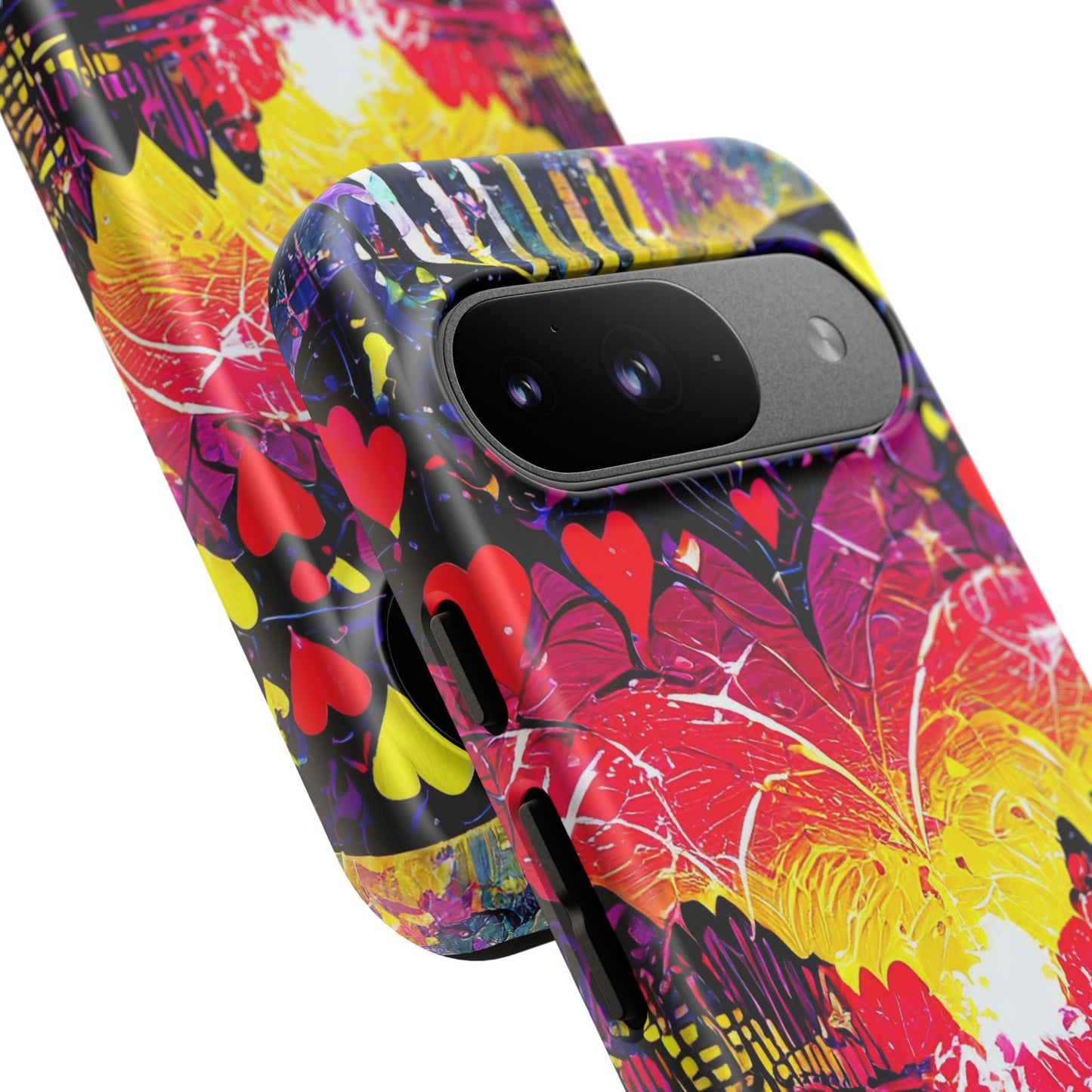 Vibrant Heart Sunset Tough Phone Case