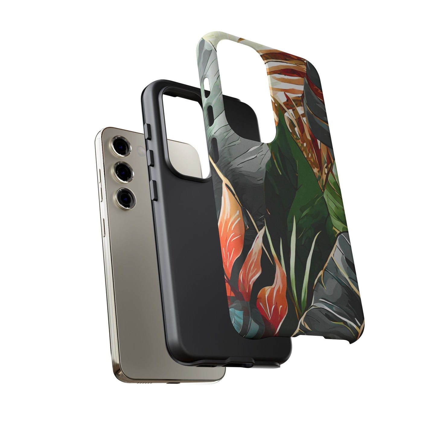 Tropical Leaf Tough Phone Case