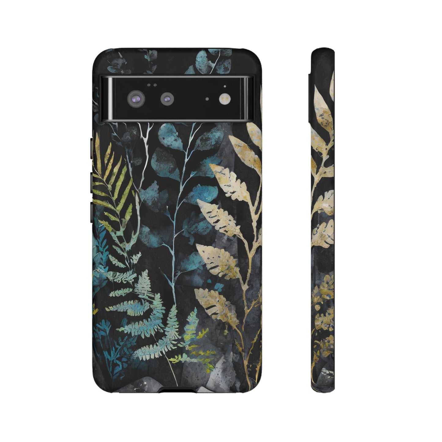 Dark Floral Tough Phone Case