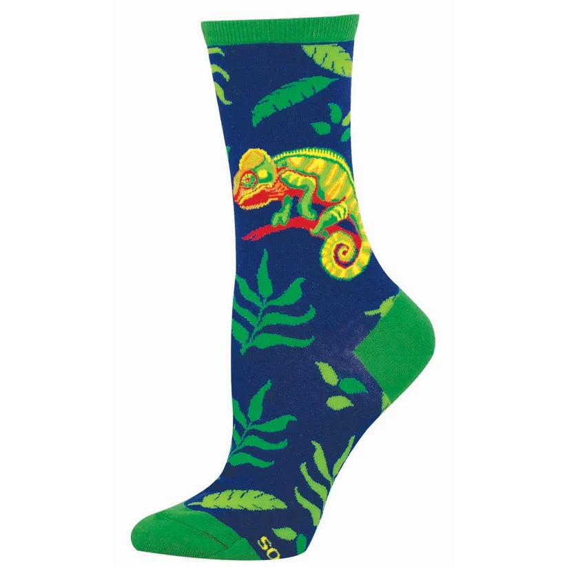 Bright as a Chameleon Socks