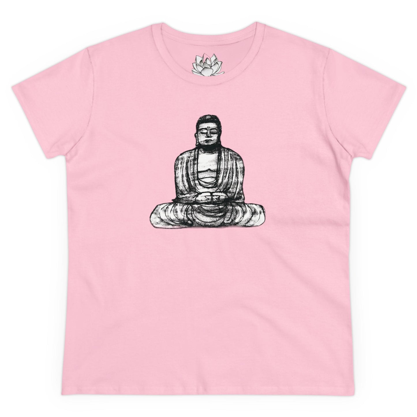 Buddha Sketch Women's Cotton Tee