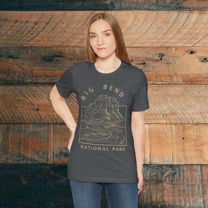 Big Bend National Park Unisex Fit Soft T-Shirt Curving River