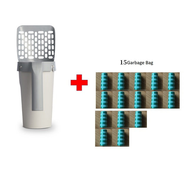 Storage Box Integrated Cat Litter Shovel