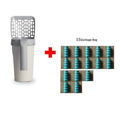 Storage Box Integrated Cat Litter Shovel