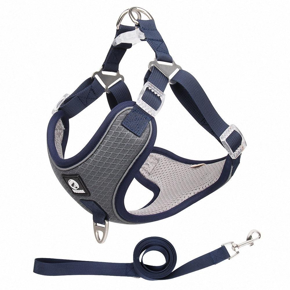 Adjustable Reflective Dog Harness Set