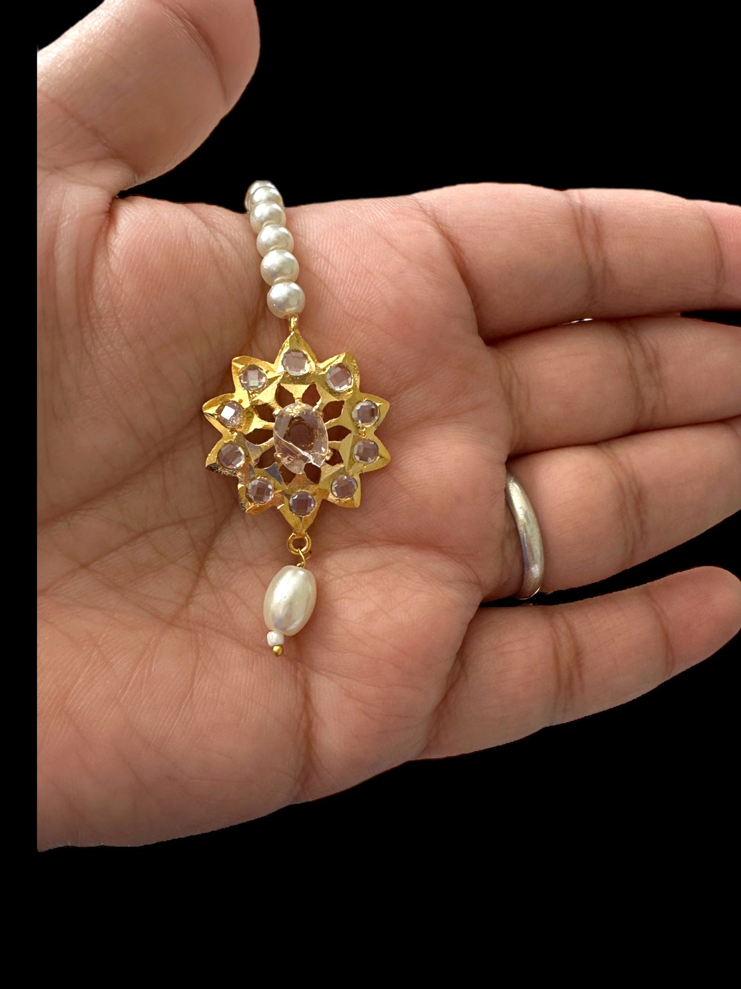 DJTK220 Gold plated small sized tika  (READY TO SHIP)