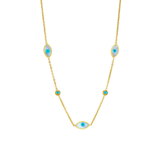 Mika Evil Eye Necklace - Protection & Luck