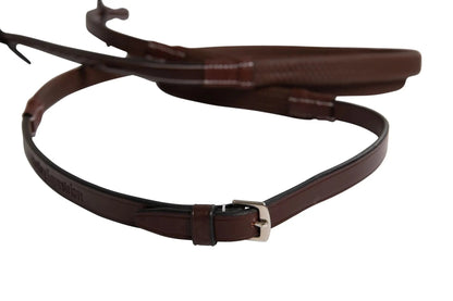 Huntley Equestrian Fancy Stitched Rubber Reins, 5/8" Inch Width