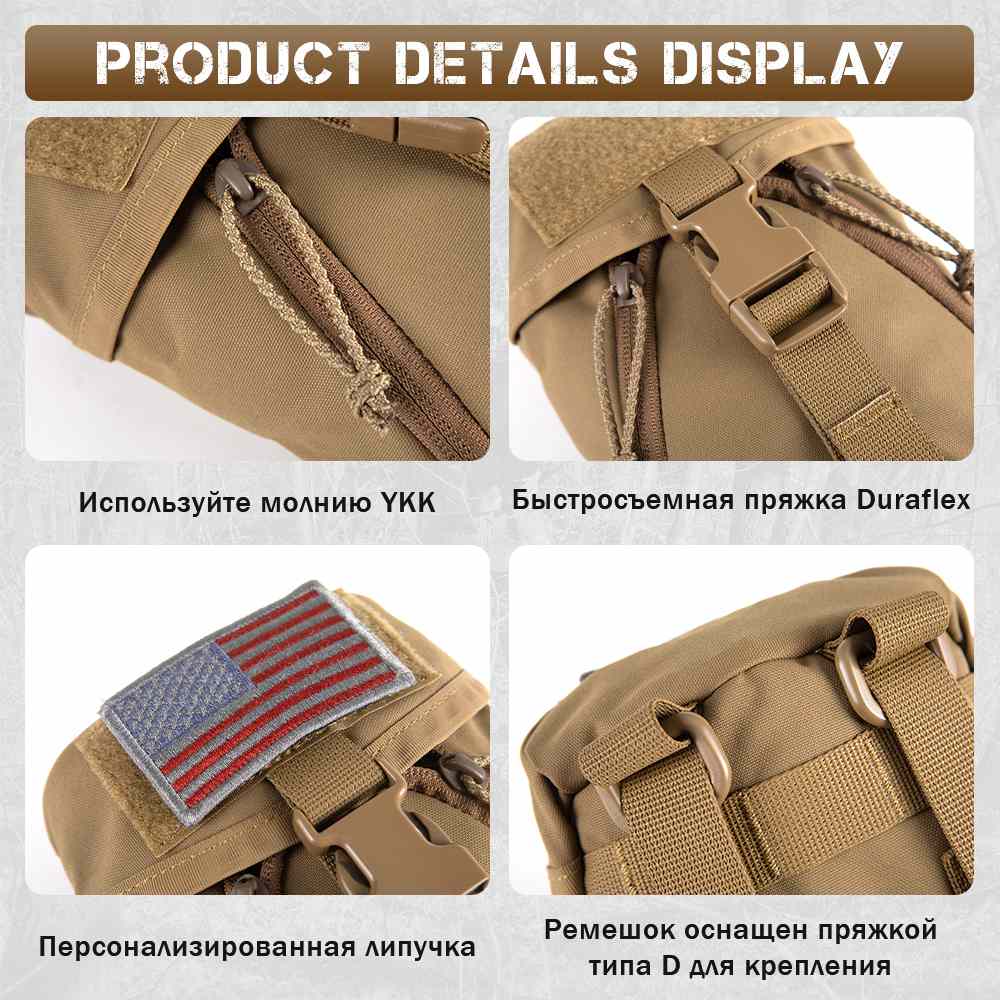 Votagoo Tactical Medical Bag Molle First Aid Kits Set Emergency Pouch IFAK Trauma Kit for Outdoor Survival