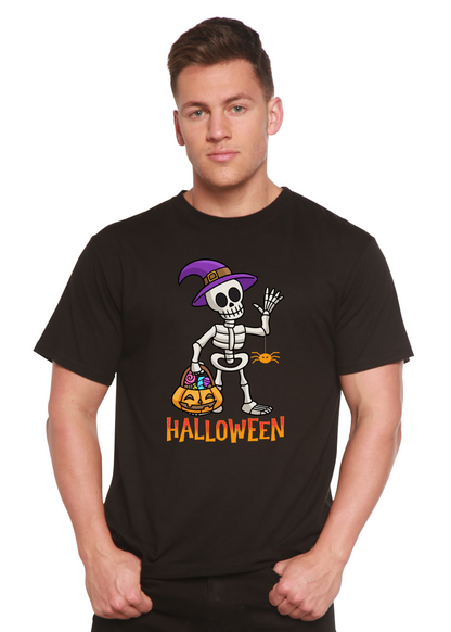 Happy Halloween Unisex Bamboo Viscose/Organic Cotton Short Sleeve Graphic T-Shirt