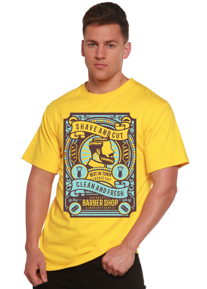 Shave and Cut Spun Bamboo® Men's Bamboo Viscose/Organic Cotton Short Sleeve Graphic T-Shirt