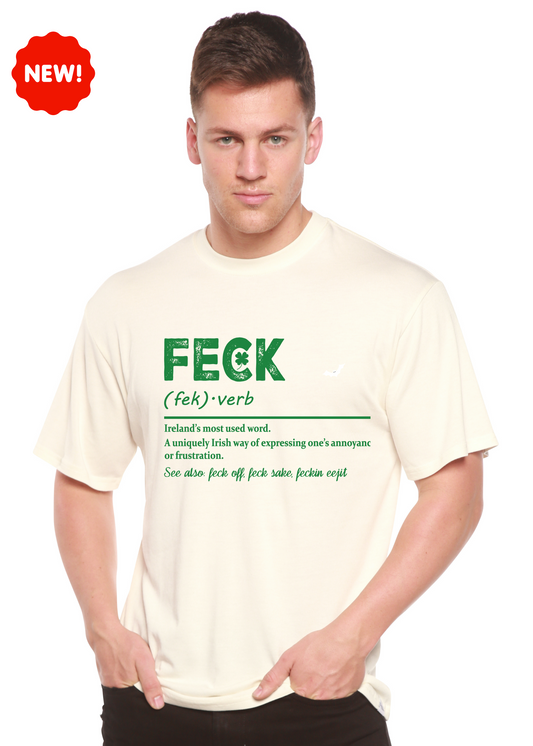 Feck Irish St Patricks Day Unisex Bamboo/Cotton Graphic T-Shirt