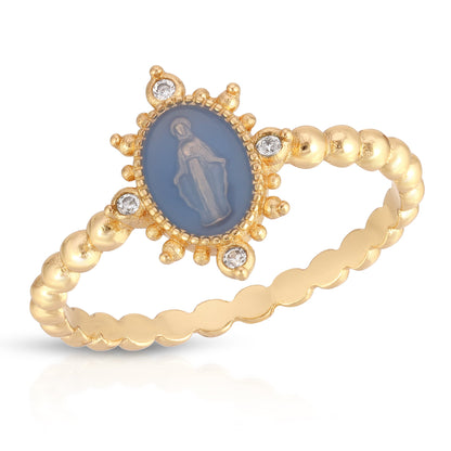 French Blue Lady Lourdes Ring - Triathlete Store