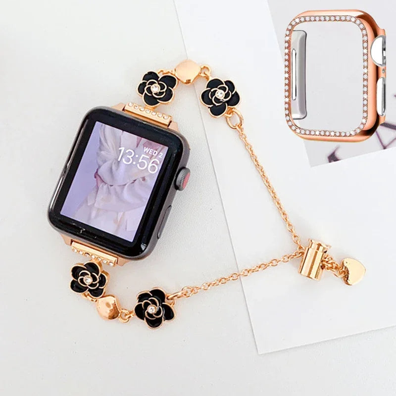 Diamond Apple Watch Strap Series 11/10/9/8/7/6/5/4/ SE / Ultra 1/2/3