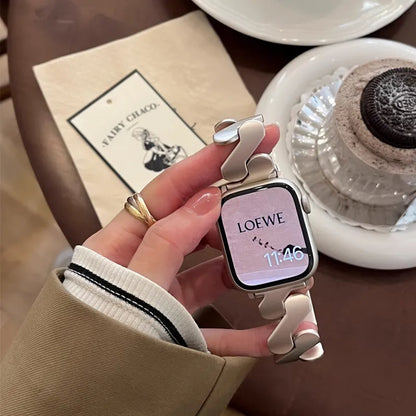 Steel Strap For Apple Watch Band Series 11/10/9/8/7/6/5/4/ SE / Ultra 1/2/3