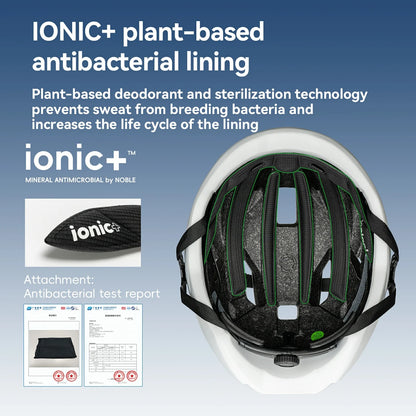 Carbon Fiber Cycling Helmet Antibacterial Lining Ventilated Adjustable Fit 3D-GRID