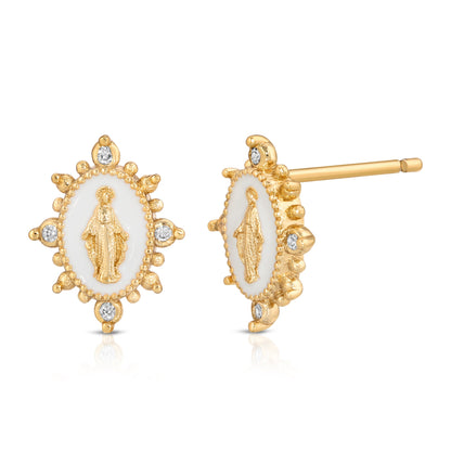 White Lady Lourdes Stud - Triathlete Store