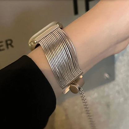 Steel Apple Watch Band Series 11/10/9/8/7/6/5/4/ SE / Ultra 1/2/3