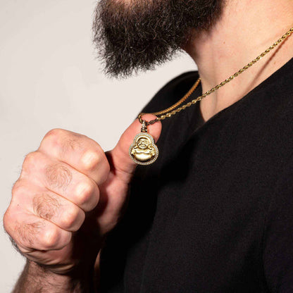 Buddha Pendant 925 Sterling Silver