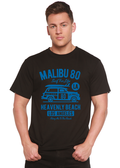 Malibu 80 Men's Bamboo Viscose/Organic Cotton Short Sleeve Graphic T-Shirt