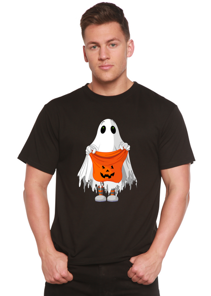 Boo Halloween Men's Bamboo Viscose/Organic Cotton Short Sleeve Graphic T-Shirt