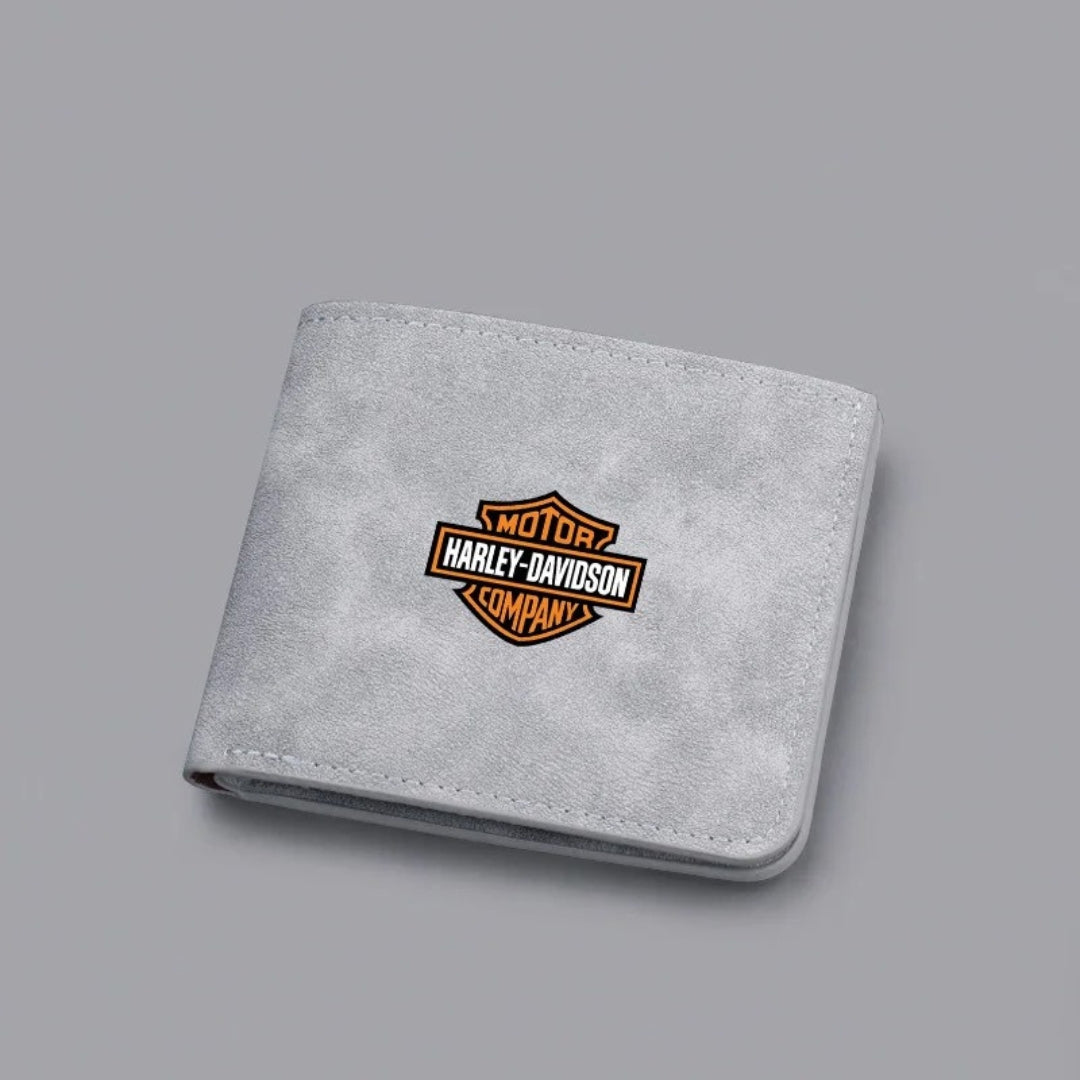 Harley Biker Slim Wallet – Vintage Ride Series