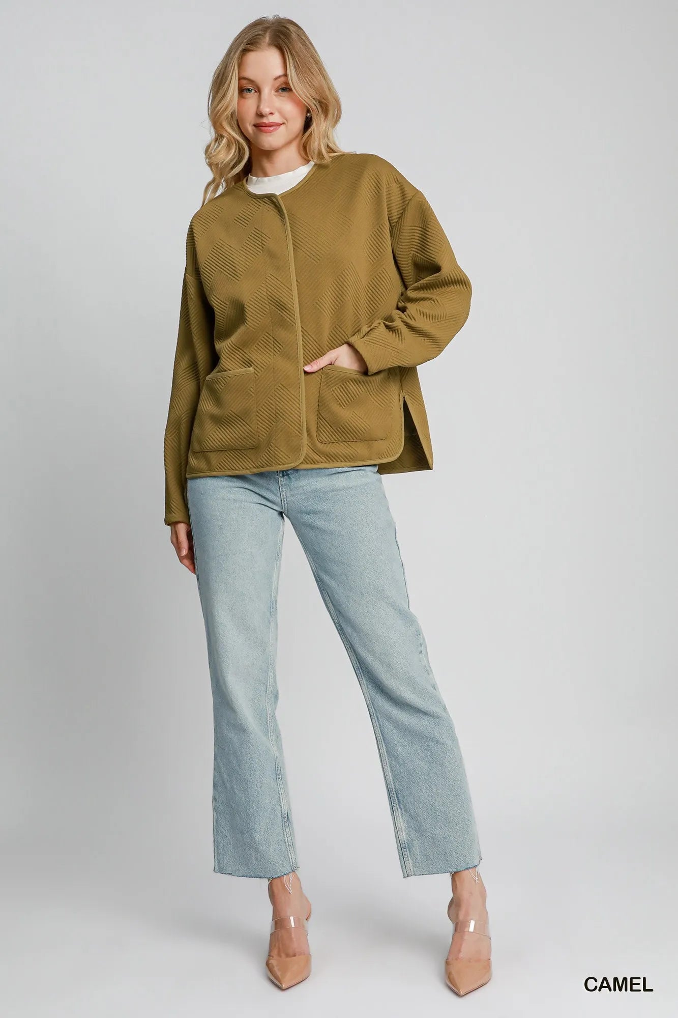 Garden Naked Textured Jacquard Jacket