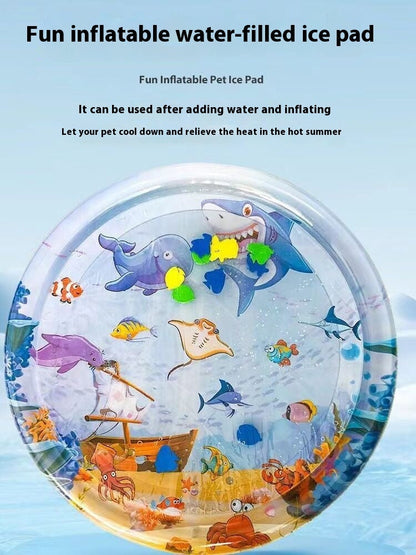 Summer Cooling Inflatable Pet Water Mat