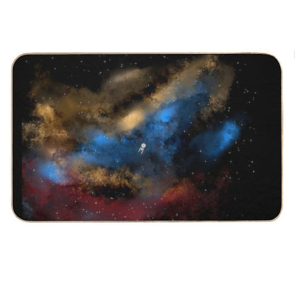 Star Trek - Boldy Going Digital Painting - StarTrek Bath Mat