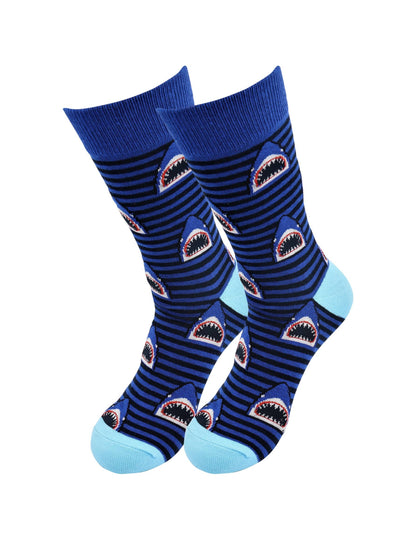 Shady Shark Socks - Comfy Cotton Socks for Men & Women