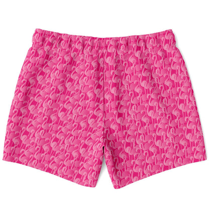 Super Flamingo Swim Trunks