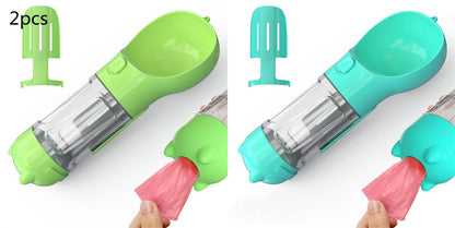 3-in-1 Pet Travel Water Bottle Feeder