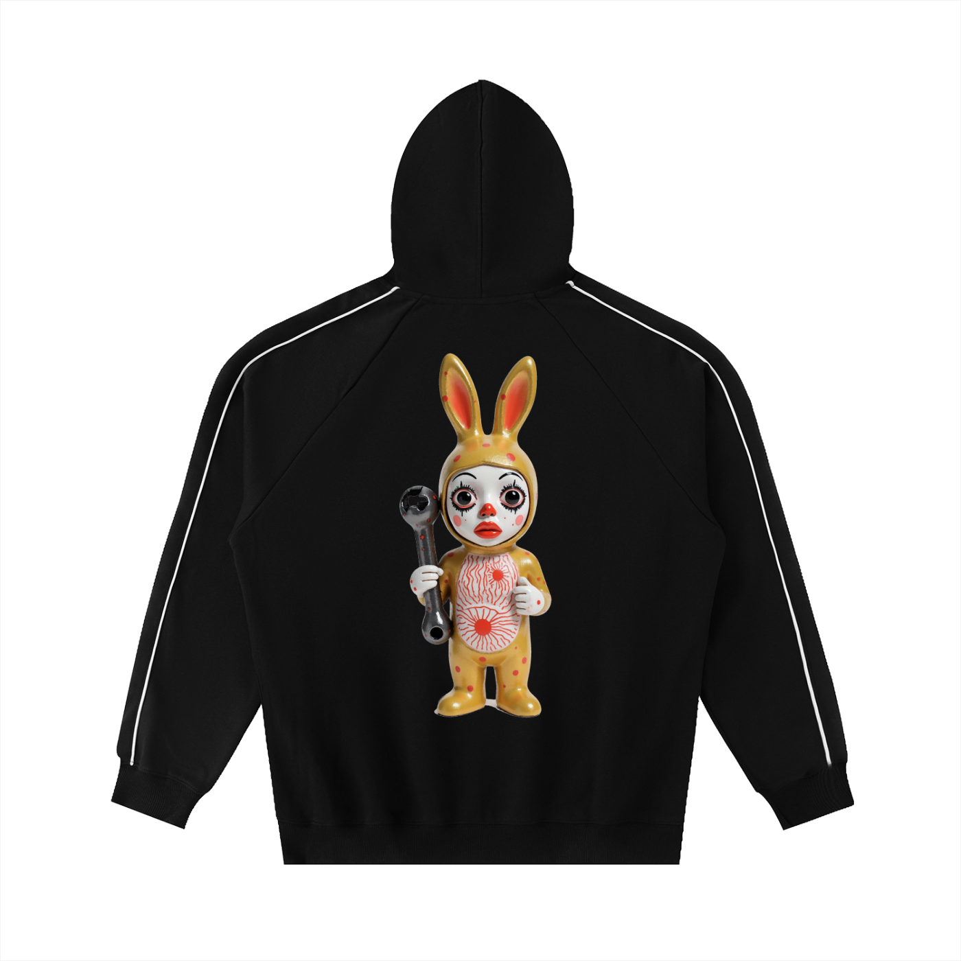 RatChet BunneeZ Contrast Piping Raglan Hoodie