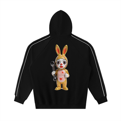 RatChet BunneeZ Contrast Piping Raglan Hoodie