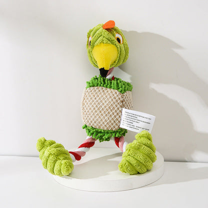 Squeaky Donkey Plush Dog Toy