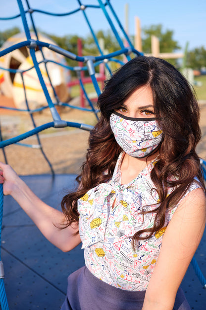 Celestial / Math Reversible Cotton Mask
