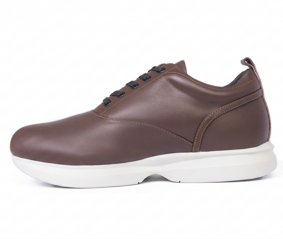 Brown & White All-Day WOA Dress Sneaker