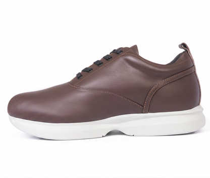 Brown & White All-Day WOA Dress Sneaker