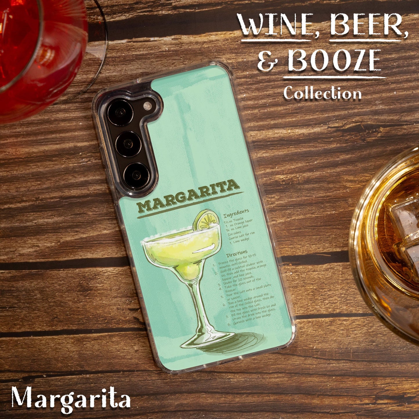 Wine, Beer, & Booze HD Samsung Galaxy S23 Phone Case
