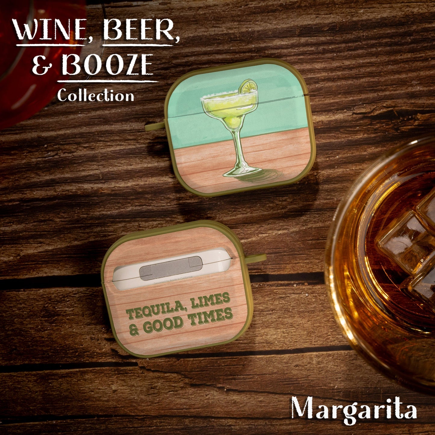 Wine, Beer, & Booze HDX Apple AirPods Gen 3 Case Cover