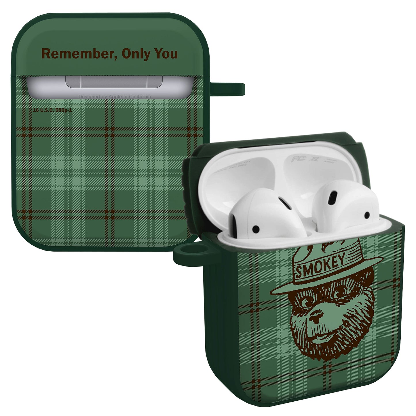 Smokey Bear Classic HDX Apple AirPods Gen 1 & 2 Case Cover