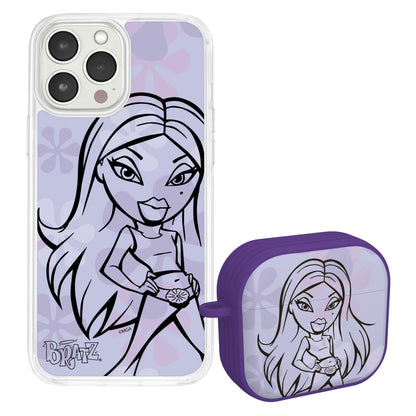 Bratz® Passion For Fashion HD Apple iPhone 15 Mag-Safe Phone Case and AirPods Gen 3 Combo Package