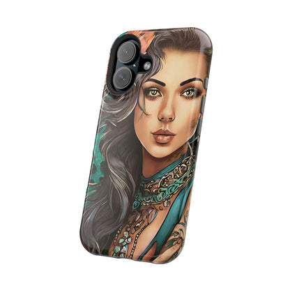 Vibrant Beauty Magnetic Tough Phone Case