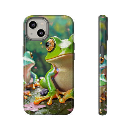 Someone Watching Colorful Frog Tough Phone Case
