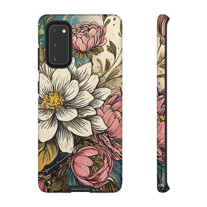 Beautiful White Floral Tough Case