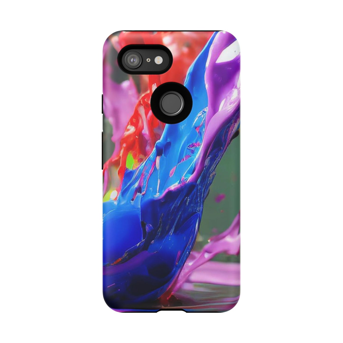 Vibrant Color Splash Tough Phone Case