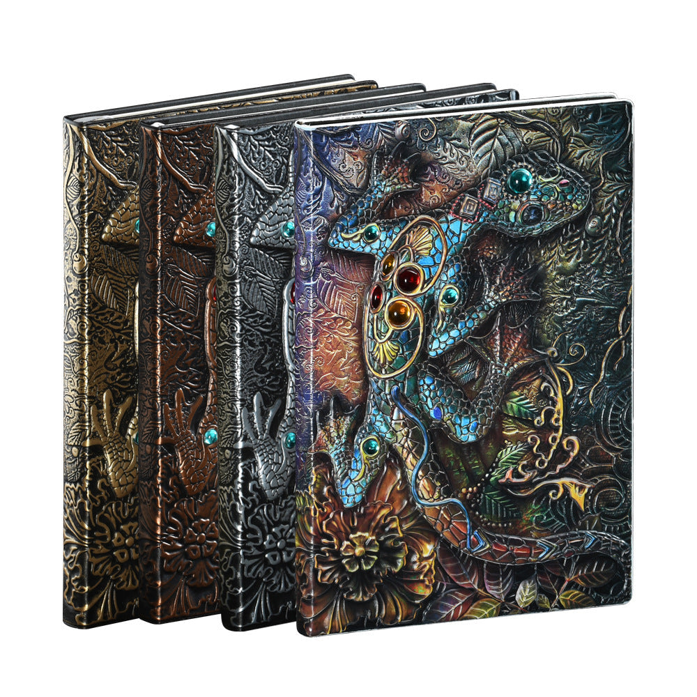 3D Embossed Gecko Journal
