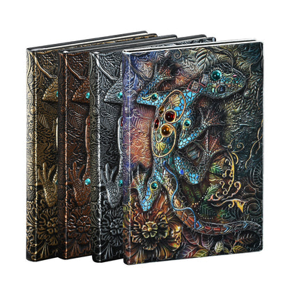 3D Embossed Gecko Journal