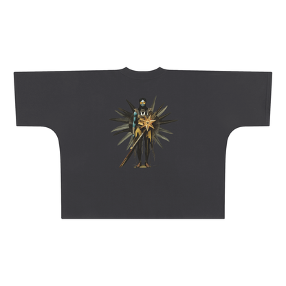 Amaru Khan Stars Oversize One-piece Pattern Cut Boxy Tee