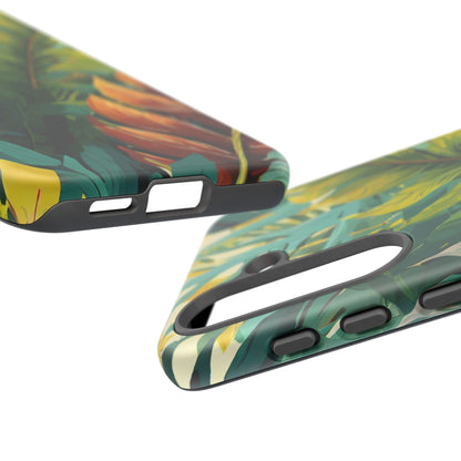 Tropical Leaf Tough Phone Case